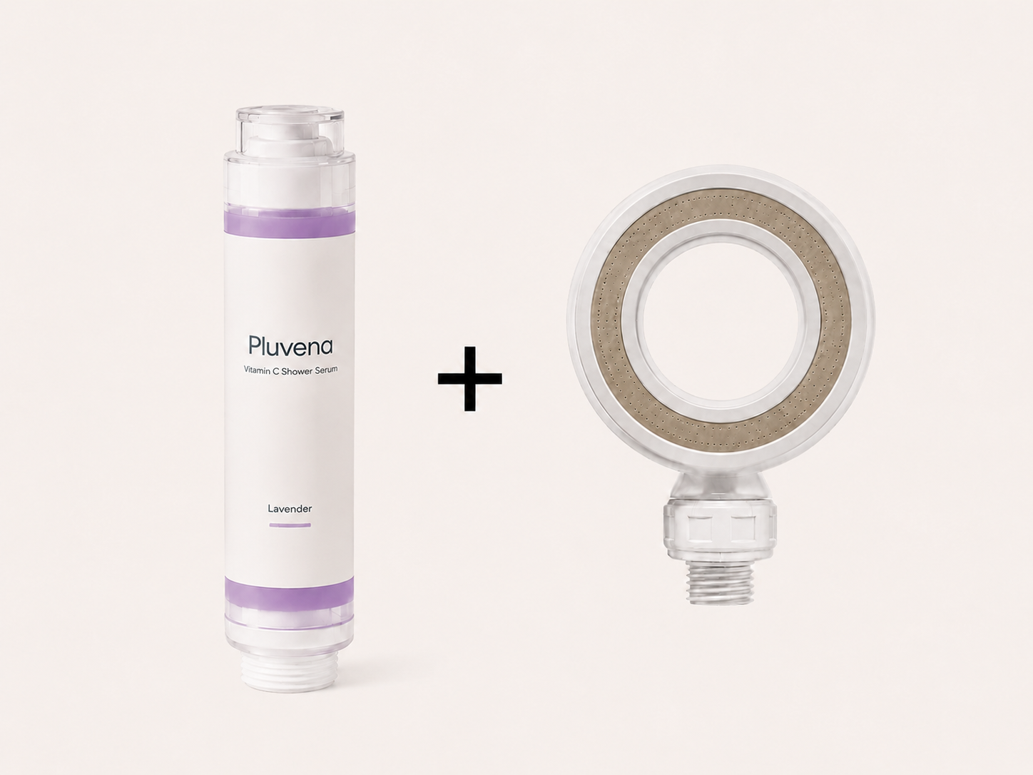 Pluvena vitamin C shower filter + shower head (Lavender)