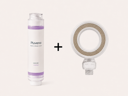 Pluvena vitamin C shower filter + shower head (Lavender)